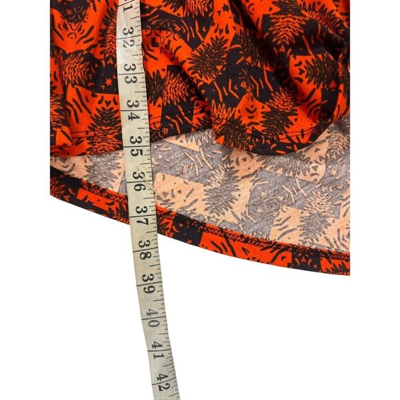 LuLaRoe Women's Orange & Black Dress - Picture 5 of 6